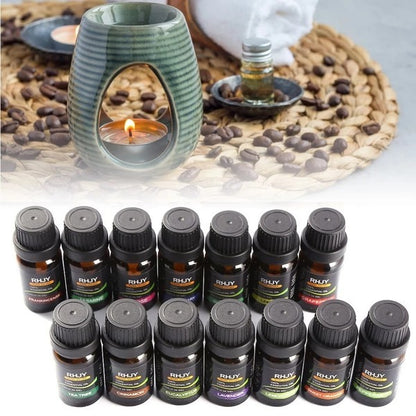RHJY 100% Pure Essential Oil Set (14 Bottles)